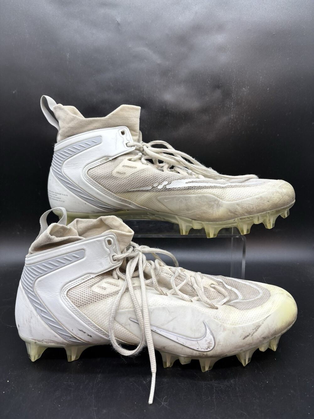 Nike Alpha Huarache 8 Elite Lacrosse Football Cleats Mens Size 12.5 CW4440-110